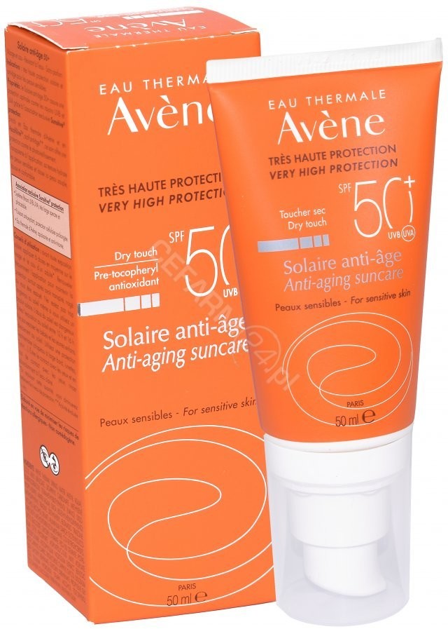 Pierre Fabre Avene Solaire Anti-Age Krem SPF50+ bezzapachowy dla skóry wrażliwej 50 ml