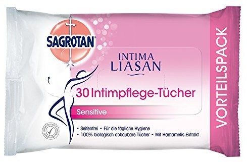 Liasan Sagrotan Intima  chusteczki do pielęgnacji intymnej 3038787