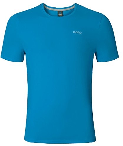 ODLO męski T-shirt Short Sleeve Crew Neck sillian, wielokolorowa, M 221742-1