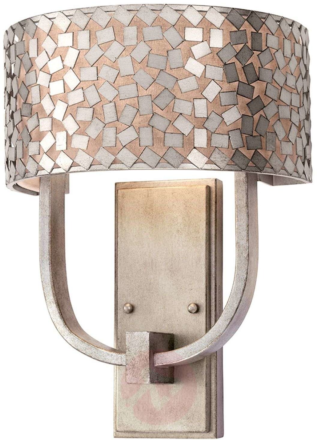 Quoizel Wandleuchte Confetti in Silber antik