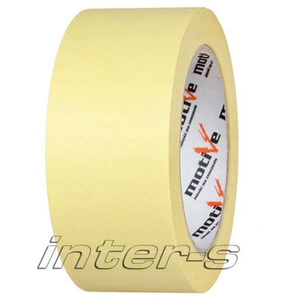 Taśma malarska maskująca papierowa żółta 38mm/50m