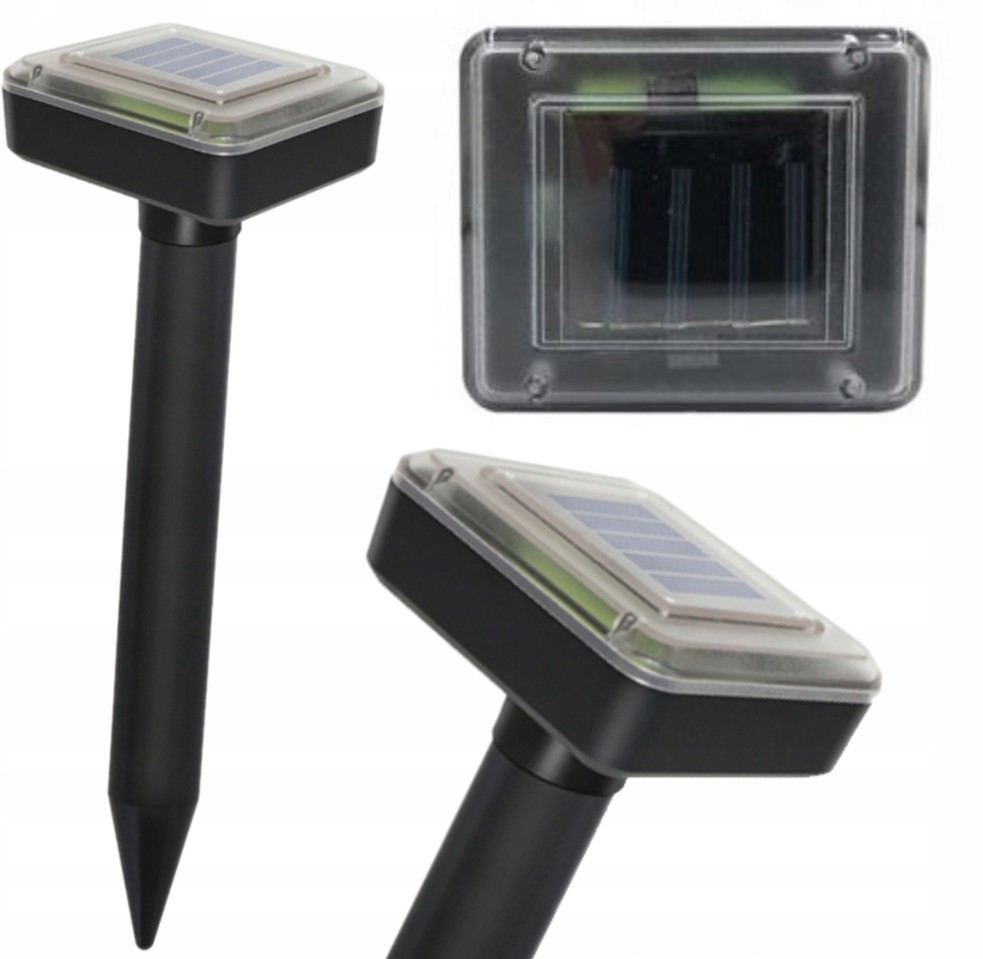 Zestaw 2 szt Odstraszacz Kretów Nornik Myszy Solar