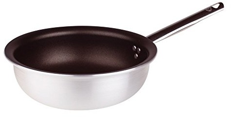 Pentole Agnelli pentole agnelli patelnia z łbem wpuszczanym wysoka A mantecare Salta urządzenie do wyrobu makaronu i ryżu, z uchwytem rura ze stali szlachetnej, 20 cm ALSA2111BMS20
