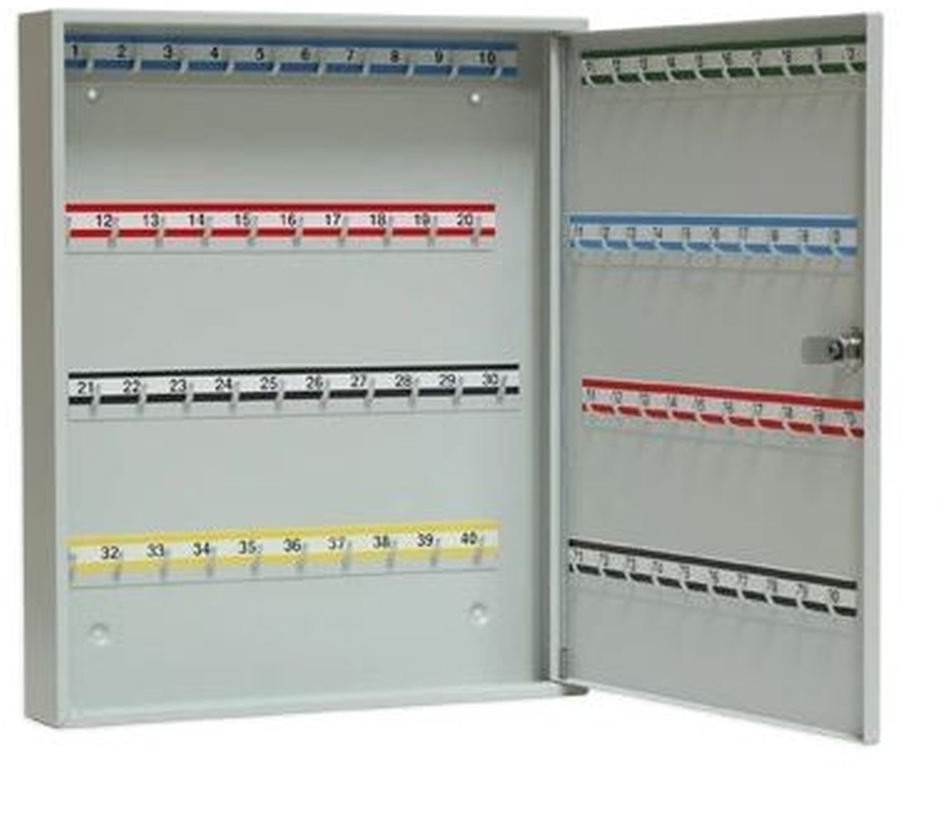 150 Szafer Szafka skrzynka na klucze na 80szt metalowa wymiary 350x420x60 mm) 15076454 76454-uniw