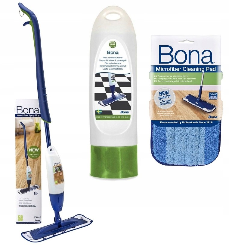 Bona Spray Mop obrotowy do płytek, paneli i winyli