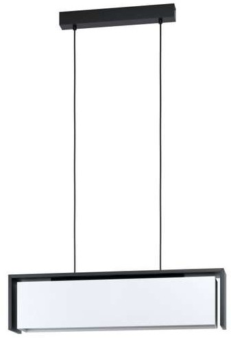 Eglo Valdelagrano-C lampa wisząca zwis 1x33,6W LED czarna/biała