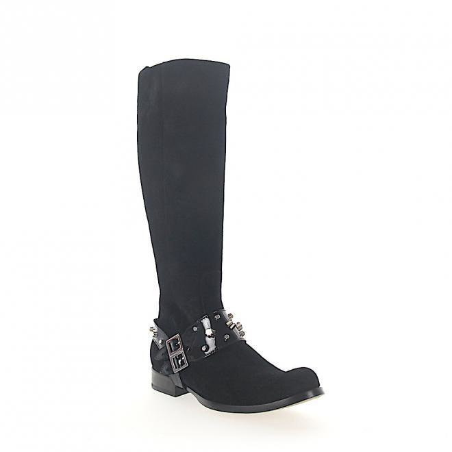 Dsquared2 Dsquared2 Kozaki czarne zamsz czarny