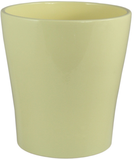 Cermax Osłonka doniczki do storczyka Seria 82A 13 cm żółta pastelowa