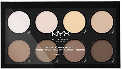 NYX Highlight & Contour Pro Palette profesjonalna paleta do rozświetlania i konturowania 0800897836245