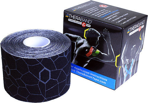 Tape Thera-band Thera Band Kinesiology CZARNY - Siła z precyzyjnym naciągiem (TheraBand Cramer) 087453129267