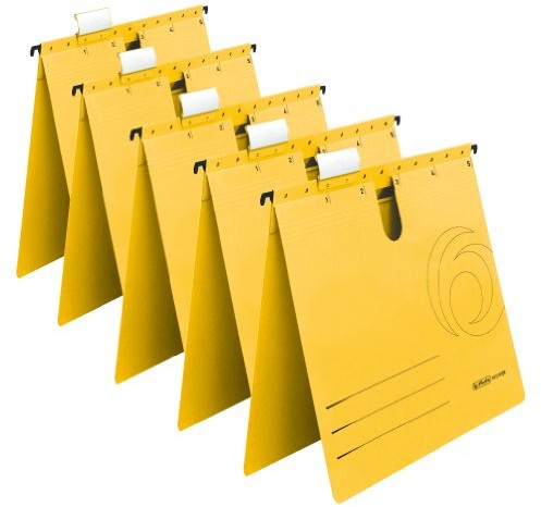 Herlitz 5874979 skoroszyt żółty opakowanie 5 szt 5874979