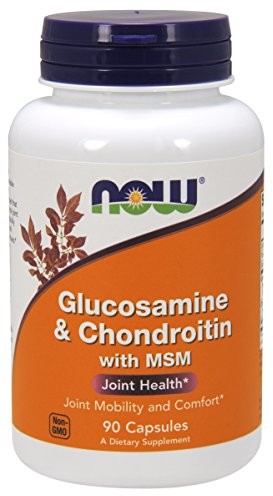 Now Foods , glukozoaminy & chondroitynę z MSM, 90 kapsułki NFVGCAP438