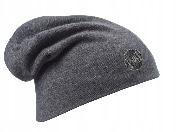 Buff Czapka Heavyweight Merino Wool Lf Solid Grey