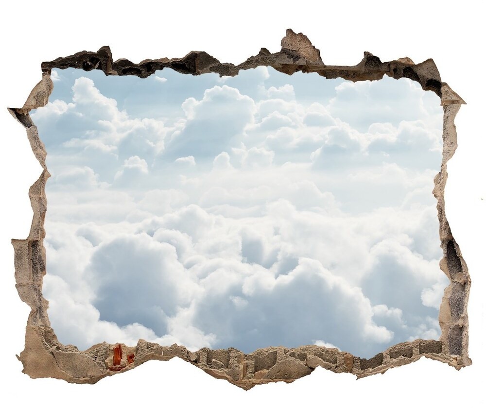 Wallmuralia.pl naklejka fototapeta 3D Chmury z lotu ptaka