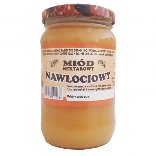 PASIEKA Miód nawłociowy nektarowy 500g Rodzinna Sudnik