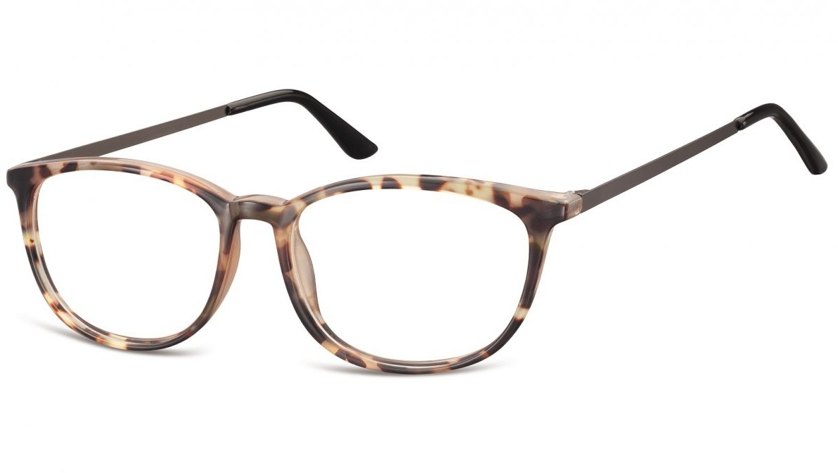 Sunoptic Oprawki korekcyjne Nerdy zerówki CP143E jasny szylkret-panterka CP143E
