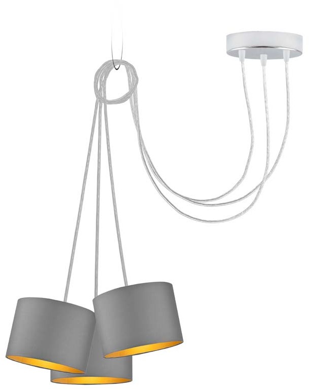 LYSNE Żyrandol pająk WAIKIKI GOLD 400040/93 W5