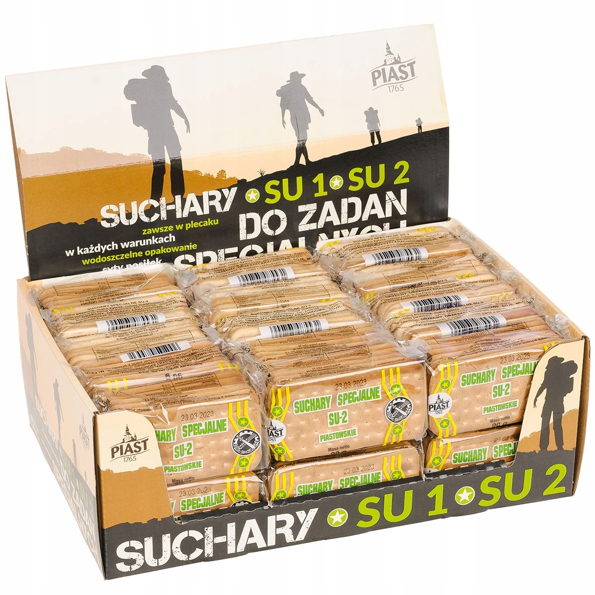 Wojskowe Suchary Specjalne SU-2 Racja Żywn. x30szt