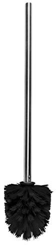 Werkzeyt werkzeyt szczotka do WC czarna, 45 cm, stal nierdzewna, Czarny/chrom, 48 x 9.5 x 9.5 cm (ZYD143)