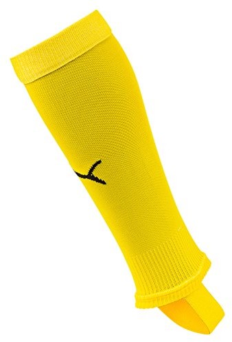 Puma ligi Core Stirrup Socks króciec z wypustką czarno-żółty 703439_07