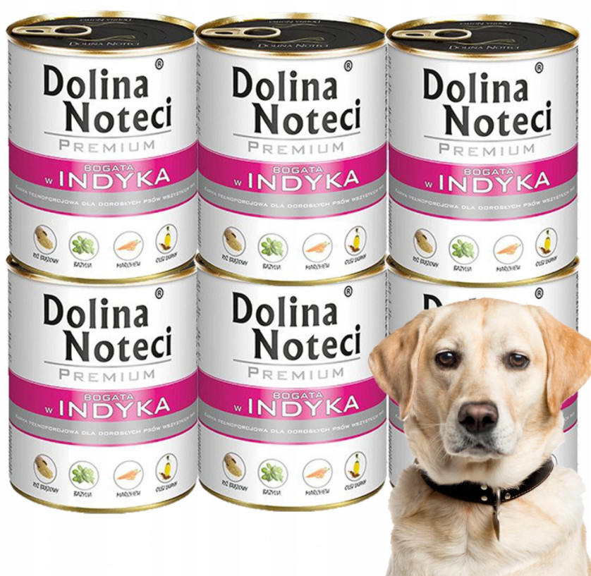 Dolina Noteci PREMIUM Zestaw Puszek Królik 6x 800g  od 95zł +DO 3% ZWROTU W PROGRAMIE LOJALNOŚCIOWYM ZEST-DNP-800-6-KROL