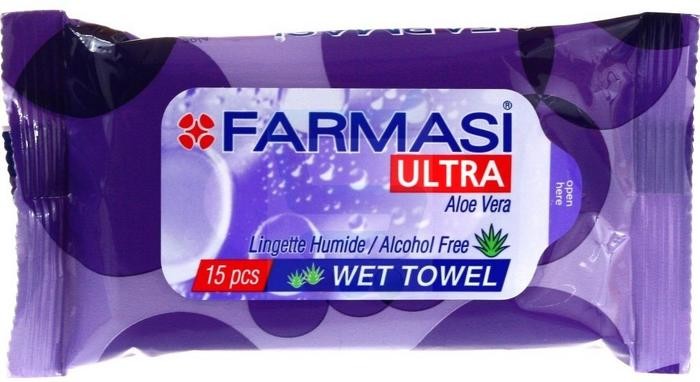 Farmasi Farmasi chusteczki nawilżane Ultra Purple 15szt.