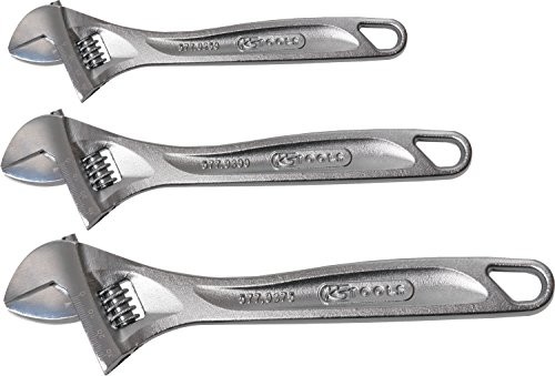 KS Tools 577.0399 Classic klucz nastawny komplet, regulowany, 3-częściowy 4042146139349