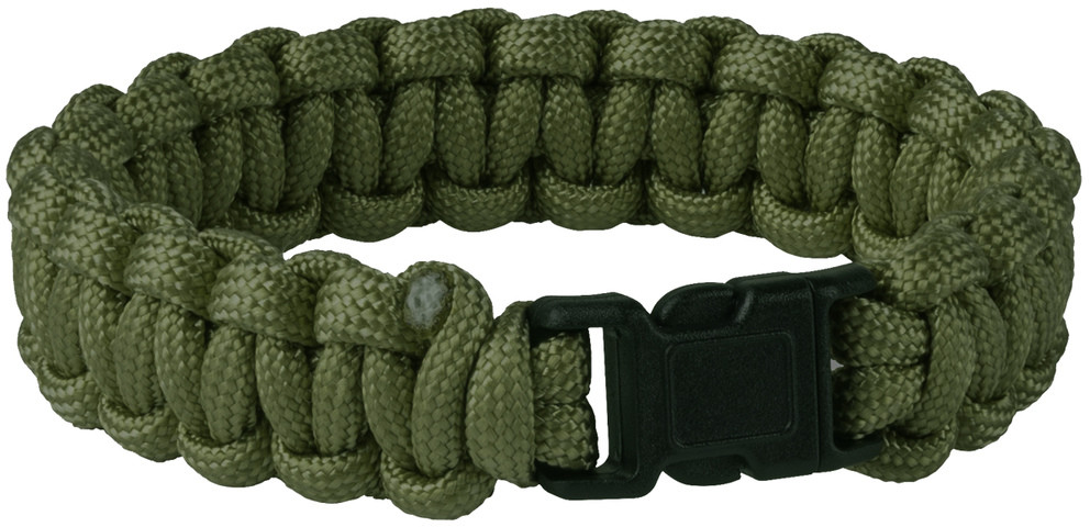 HELIKON-TEX POLSKA bransoletka Helikon SURVIVAL BRACELET - Paracord - Olive Green (AC-SBR-NL-02) AC-SBR-NL-02