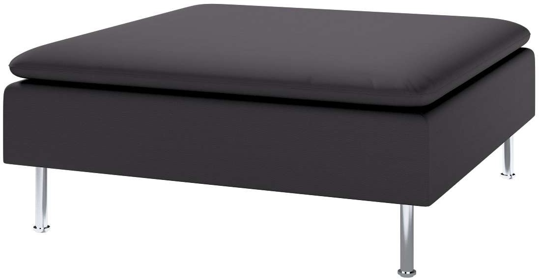 Dekoria pl pl Pokrowiec na podnóżek Söderhamn Shadow Grey grafitowy) 93 x 93 x 40 Cotton Panama 1286-702-08