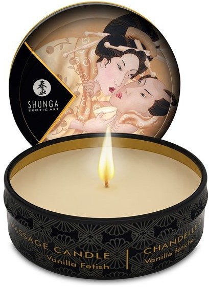 Shunga Świeca do masażu - Massage Candle Vanilla Fetish 30 ml Wanilia