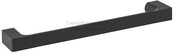 Gedy Pirenei wieszak na ręcznik 60 cm czarny PI2160CZAR