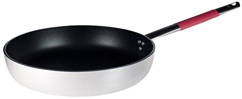 Pentole Agnelli Linia Cookware system patelnia do smażenia indukcja z łbem wpuszczanym wysoka, z uchwytem Cool, czerwony, 32 cm ALSC2111BSCR32