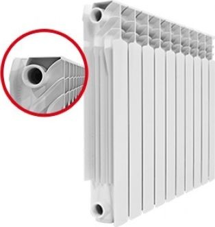 Gavia Gavia Grzejnik aluminiowy 350 mały 10 żeberek 04795-100-44 04795-100-44