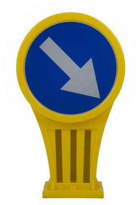 Słupek przeszkodowy U-5b 600mm