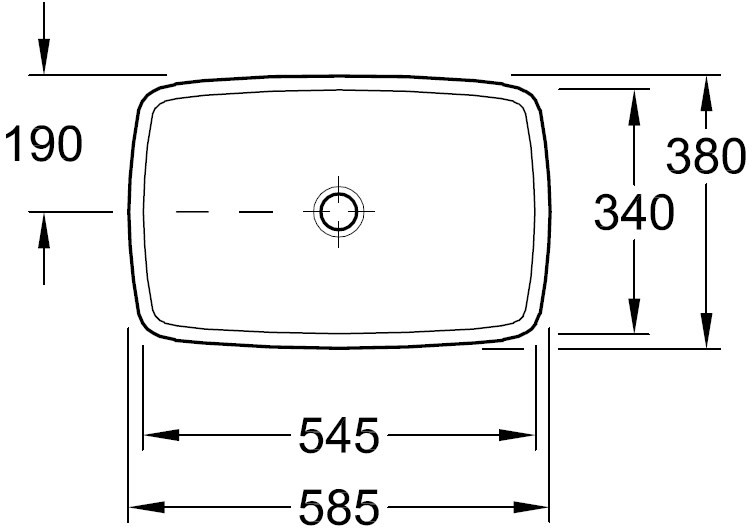 Villeroy & Boch Loop&Friends 58,5x38 51540001