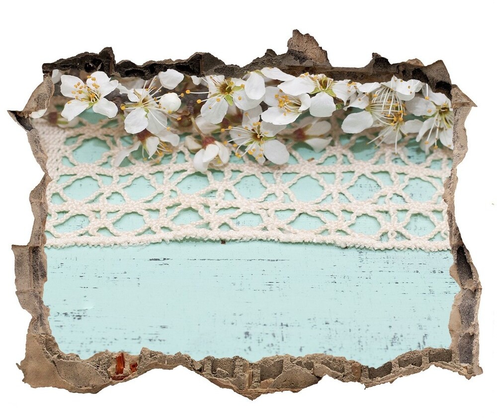 Wallmuralia.pl Samoprzylepna dziura naklejka Kwiaty wiśni