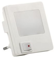 Lampka wtykowa biała telewizorek telewizorek