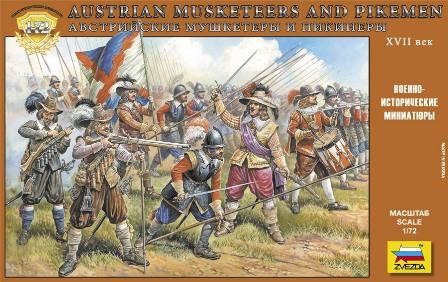 Zvezda Austriaccy muszkieterzy i pikinierzy, wiek XVII 8061