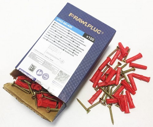 RawlPlug Kołek 6x28 z wkrętem 4x30 UNO-06+430 UNO-06+430