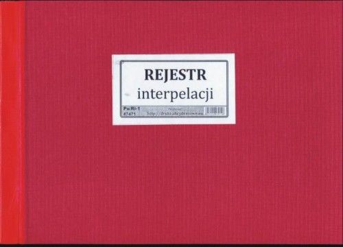 Firma krajewski Rejestr Interpelacji [Pu/Ri-1] Pu/Ri-1