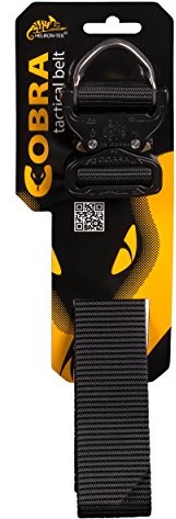 Helikon męski Cobra D-Ring (FX45) taktyczny pasek czarny, czarny, small (PS-CX4-NL-01-B03)
