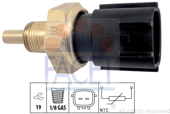 FACET Czujnik, temperatura oleju 7.3358