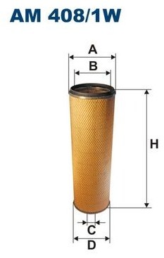 Filtron Filtr powietrza wtórnego AM408/1W AM408/1W