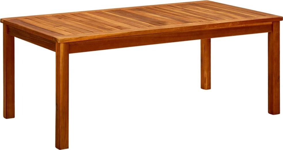 vidaXL Ogrodowy stolik kawowy 110x60x45 cm lite drewno akacjowe 316401