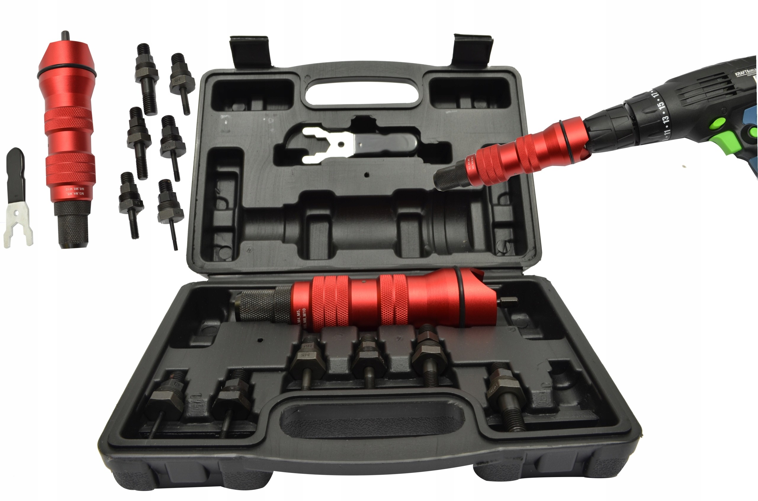 Nitownica Do Nitonakrętek Adapter Wkrętarki M3-M10