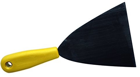Maya Professional Tools 88102  4 szpachelka, stal nierdzewna, mocno z uchwytem z tworzywa sztucznego, FBK/higieny środków spożywczych, 120 MM, żółty 88102-4