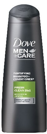 Dove UNILEVER Men Care Szampon do włosów Fresh Clean 2in1 odświeżający 400ml