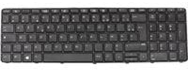 HP Keyboard (France) - Klawiatura zamienna notebooka - Czarny 827028-051
