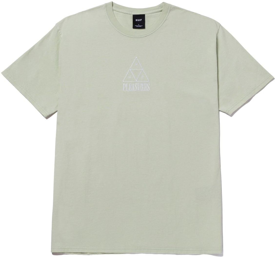 HUF t-shirt HUF PLEASURES) DYED TEE Green