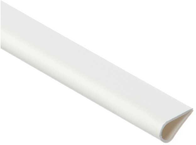 Cezar Profil klamra  15 x 0 9 x 2000 mm PCV biały